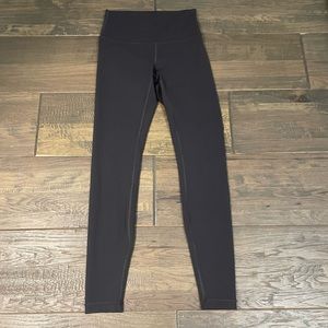 Lululemon Wunder Train high rise leggings 28”- graphite grey